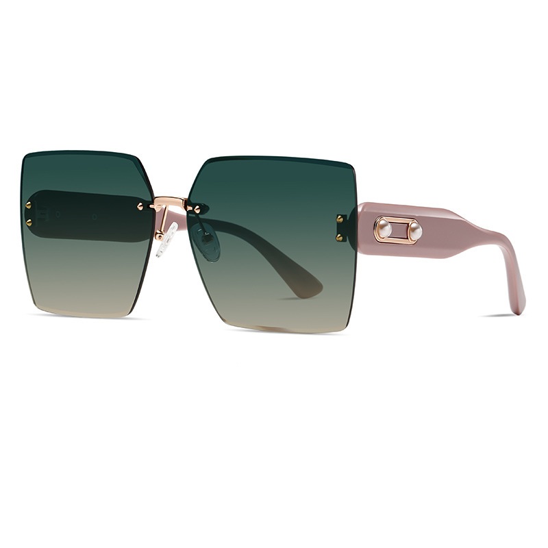  Girl-Large frame women's UV protection ink fashion sunglasses-TJ716