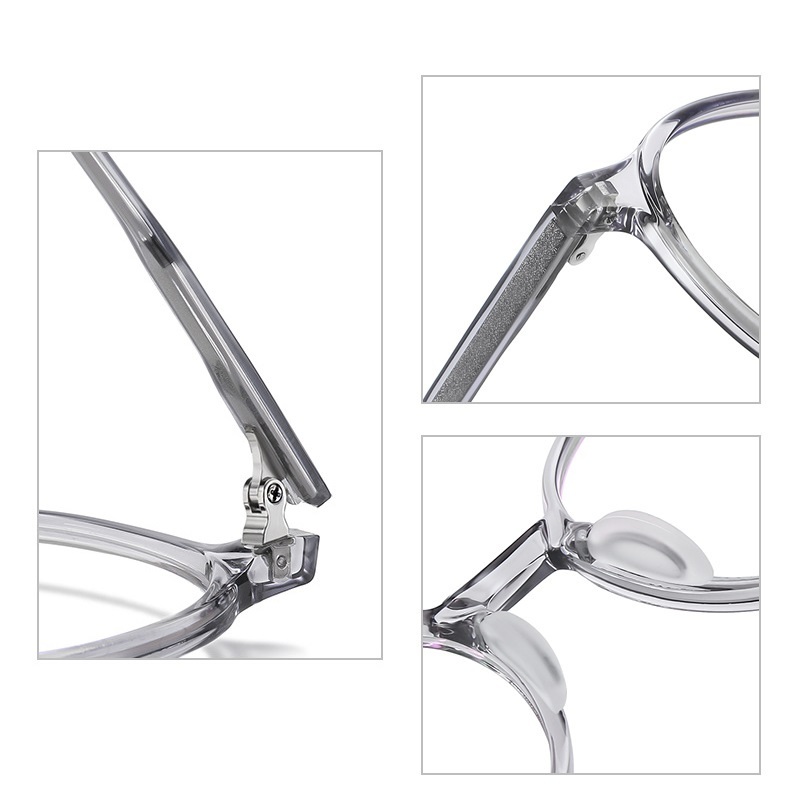 Habiba-Plain lens glasses are available with prescription optical lenses