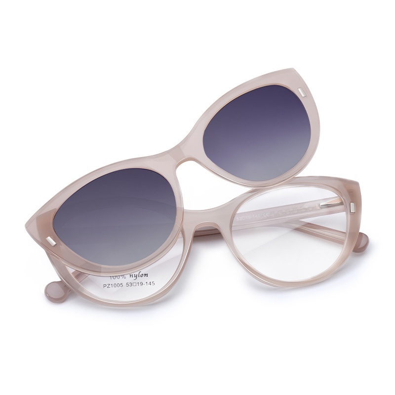 Isidore-Cat eye fullrim polarized magnetic prescription glasses