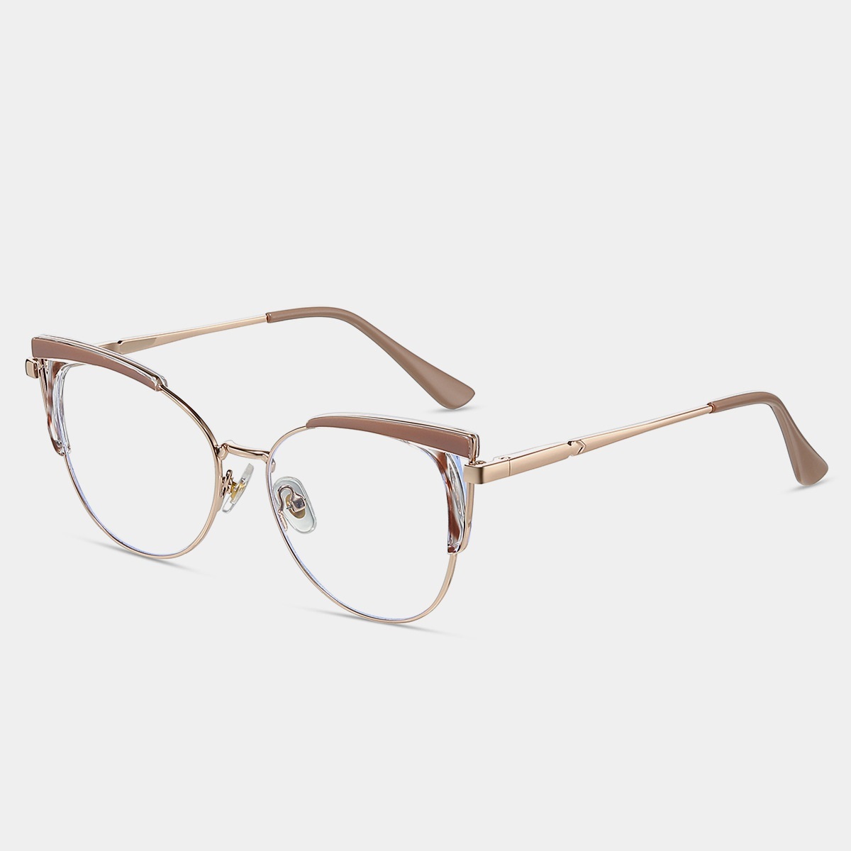 Carmen-Plain lens glasses are available with prescription optical lenses