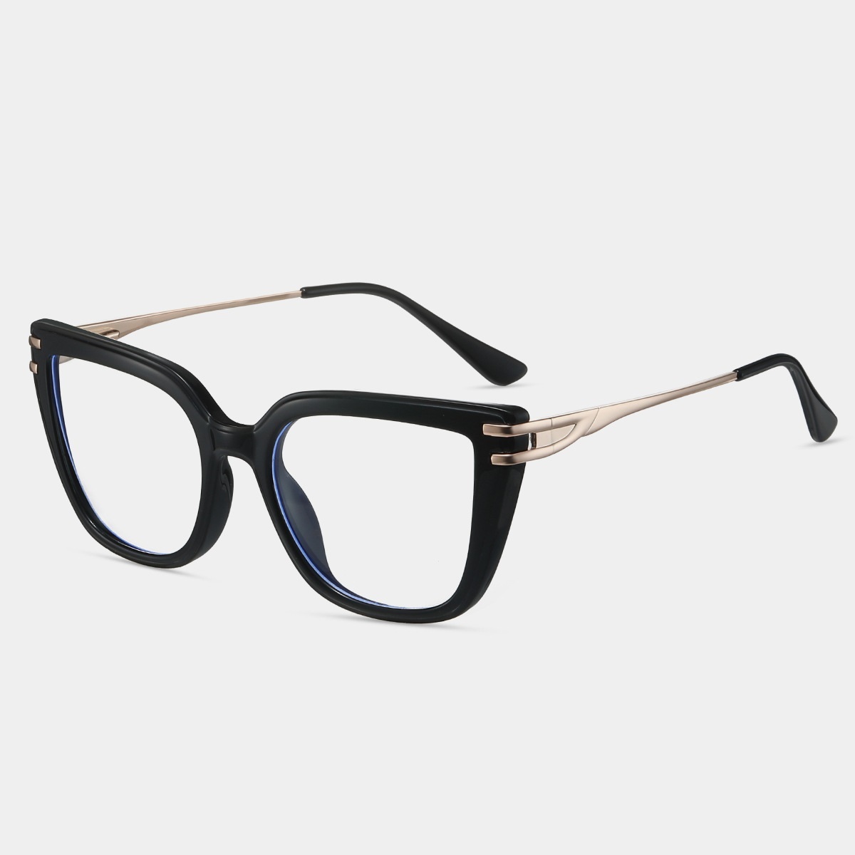 Bertha-Plain lens glasses are available with prescription optical lens