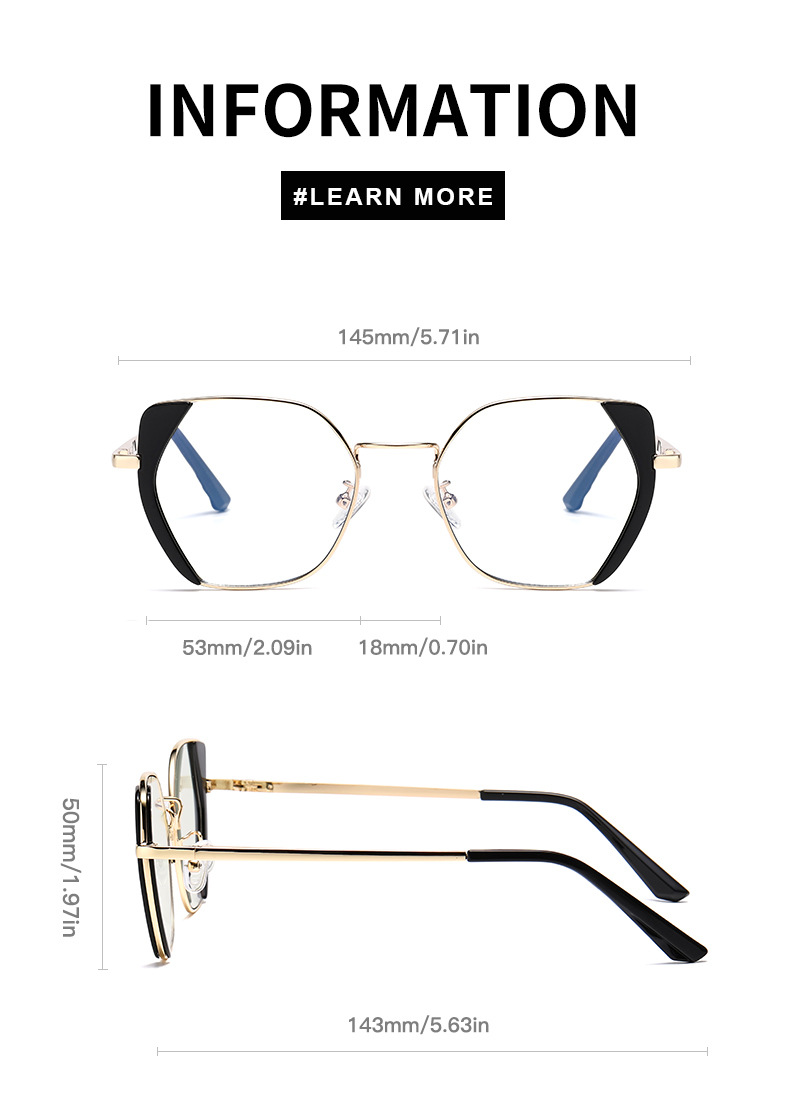 Irene-Cat eye fullrim photochromism sunglasses for women