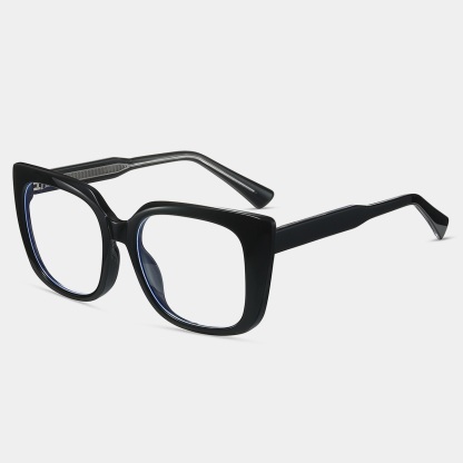Camille-Plain lens glasses are available with prescription optical lenses