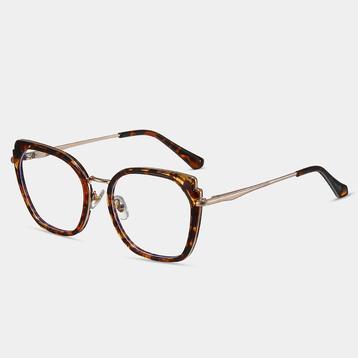 Caitin-Plain lens glasses are available with prescription optical lenses