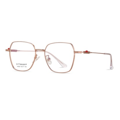 Cherise-Plain lens glasses are available with prescription optical lenses