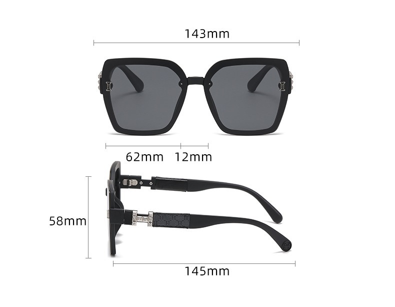 Isabel-Square fullrim polarized sunglasses for women