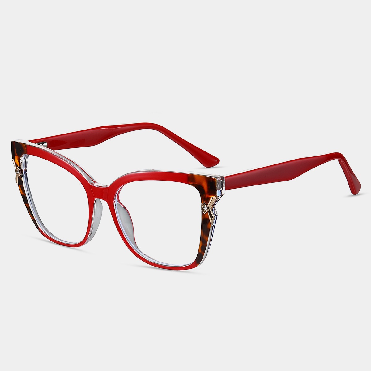 Bree-Plain lens glasses are available with prescription optical lenses