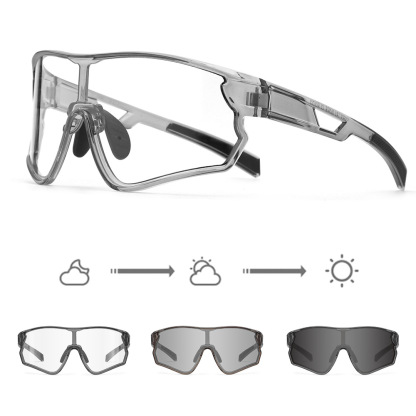 Jeffrey-Photochromism prescription cycling goggles