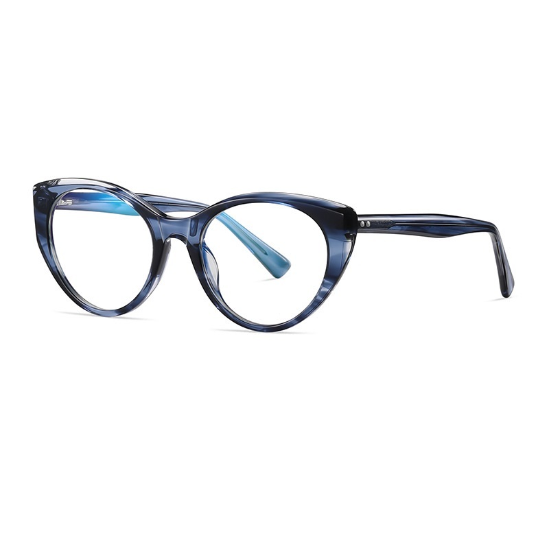 Ginger-Plain lens glasses are available with prescription optical lenses