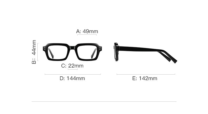 Gerben-Geometric fullrim prescription glasses