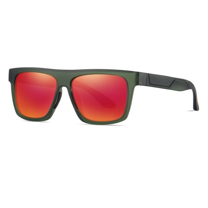 Ken-Outdoor square fullrim polarized prescription sunglasses