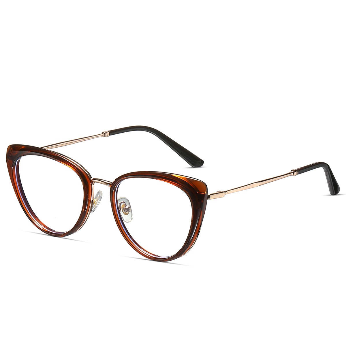 Bonnie-Plain lens glasses are available with prescription optical lenses