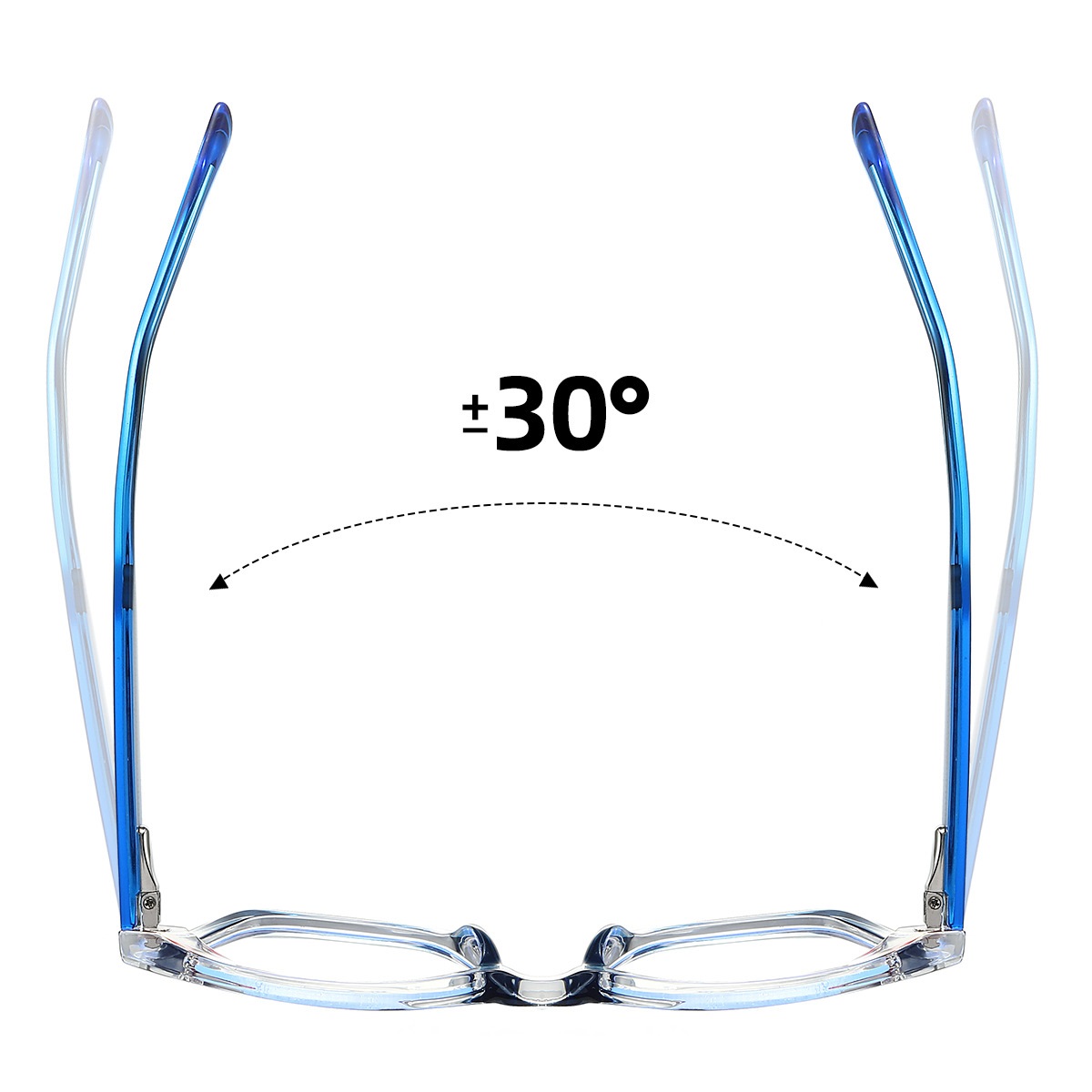 Cain-Plain lens glasses are available with prescription optical lenses