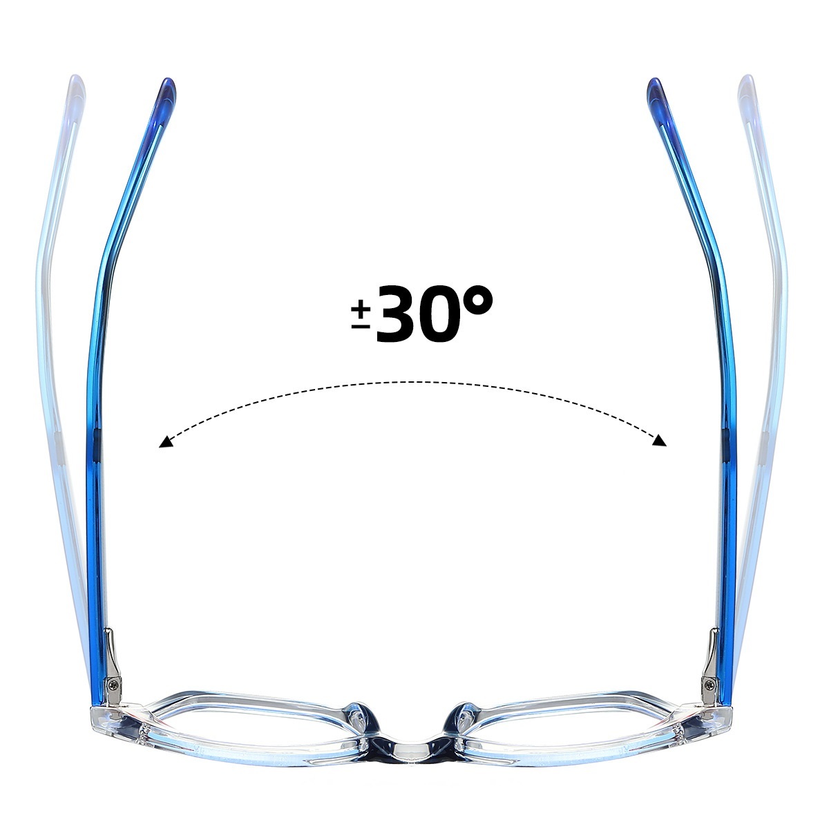 Cain-Plain lens glasses are available with prescription optical lenses