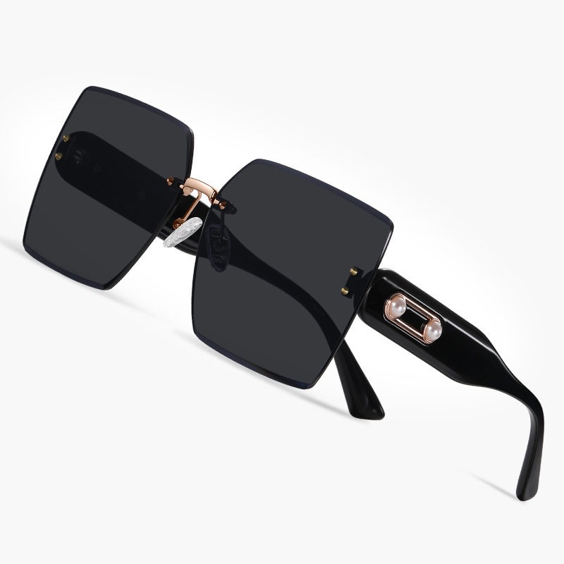  Girl-Large frame women's UV protection ink fashion sunglasses-TJ716