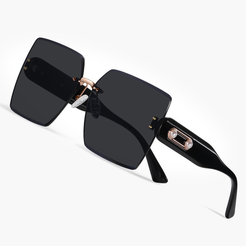  Girl-Large frame women's UV protection ink fashion sunglasses-TJ716