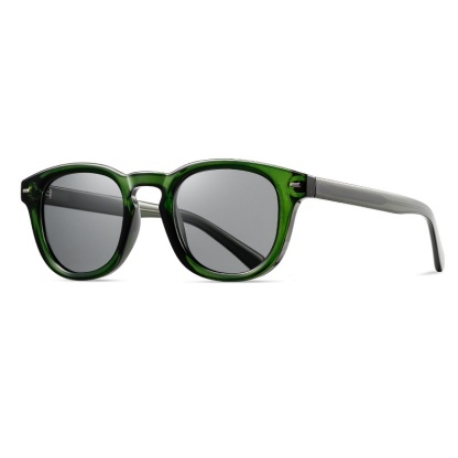 Iolanthe-Round polarized sunglasses can be customized with optical prescription lenses