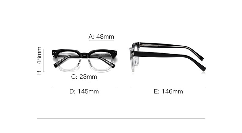 Godfery-Geometric fullrim prescription glasses