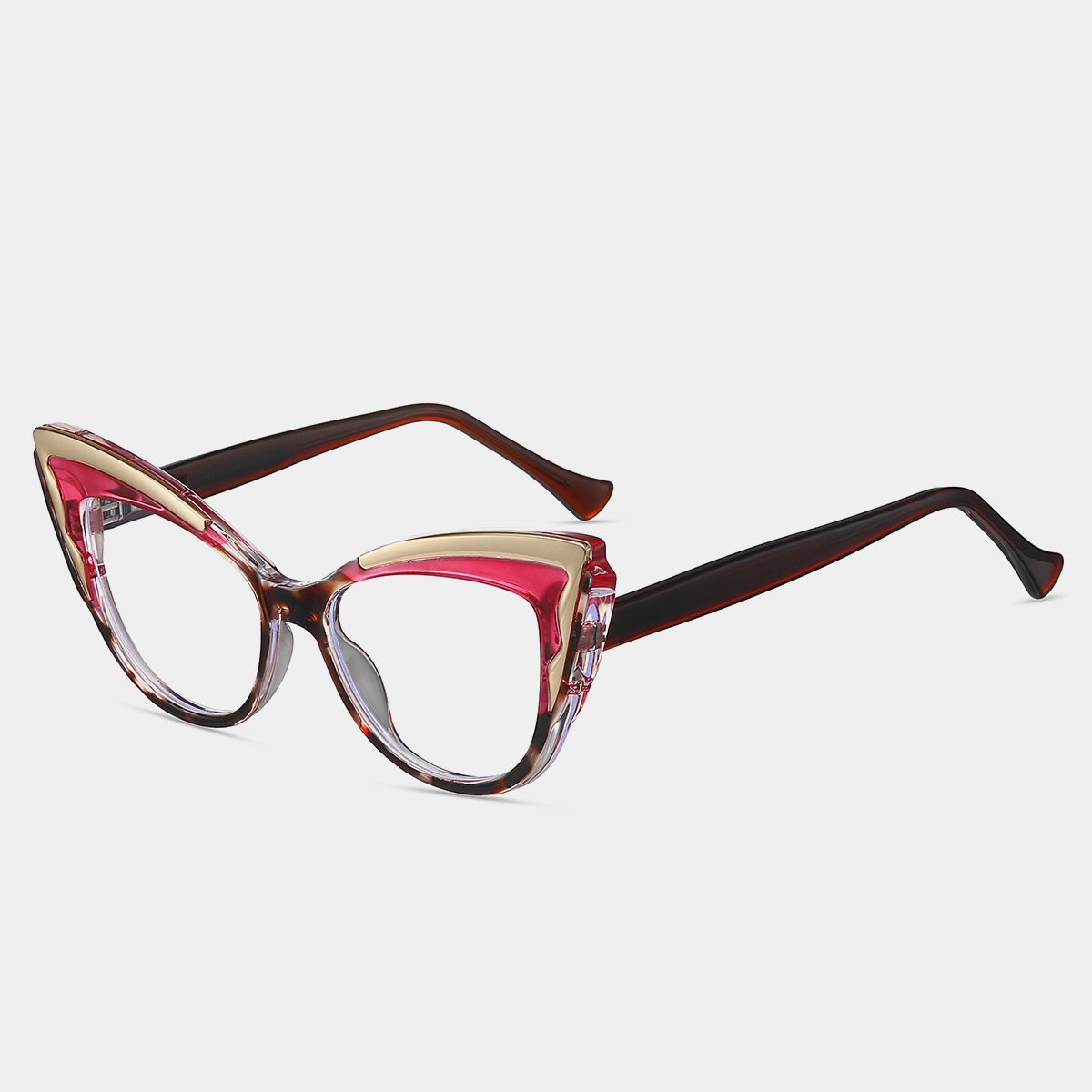 Beth-Plain lens glasses are available with prescription optical lenses