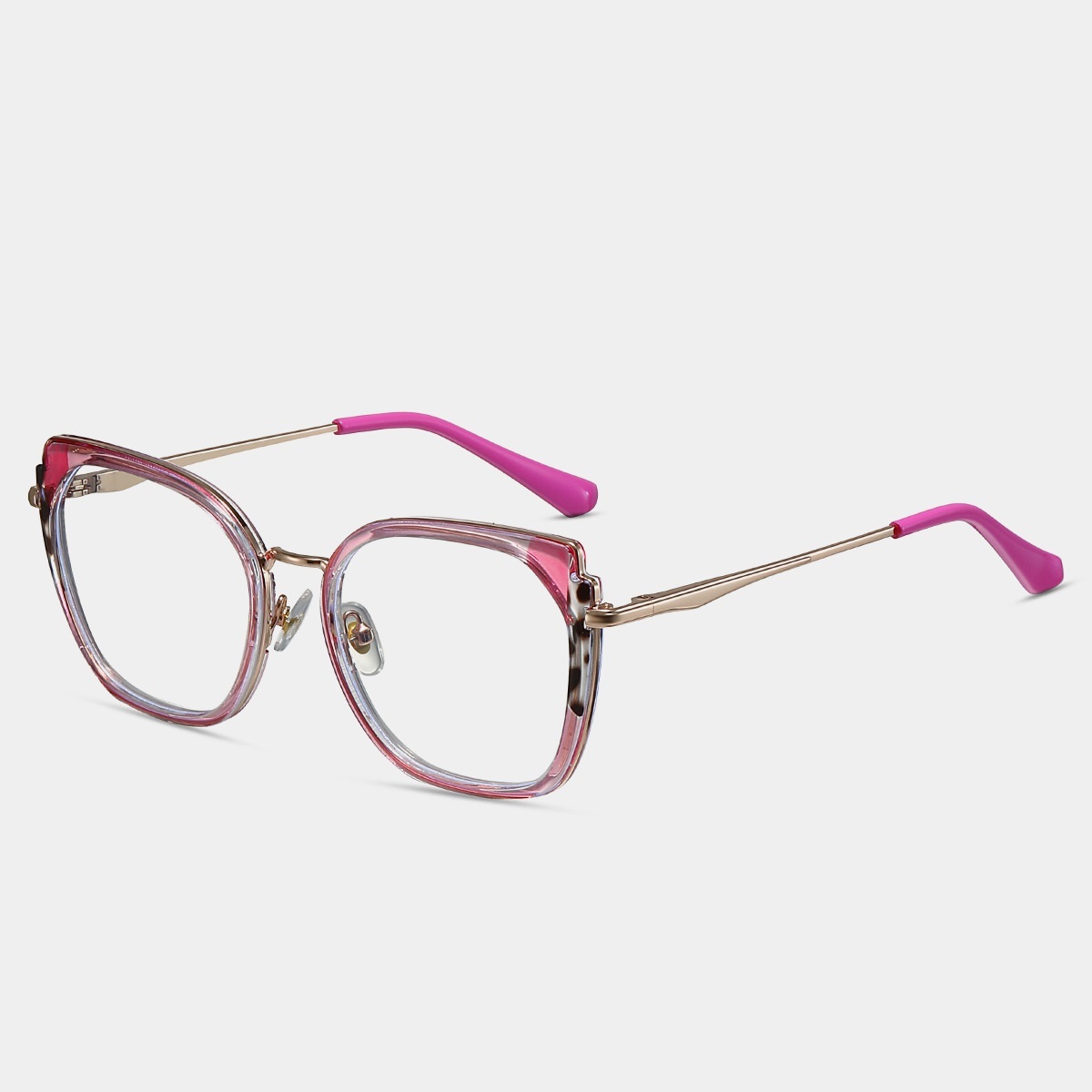 Caitin-Plain lens glasses are available with prescription optical lenses