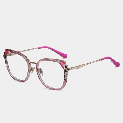 Caitin-Plain lens glasses are available with prescription optical lenses
