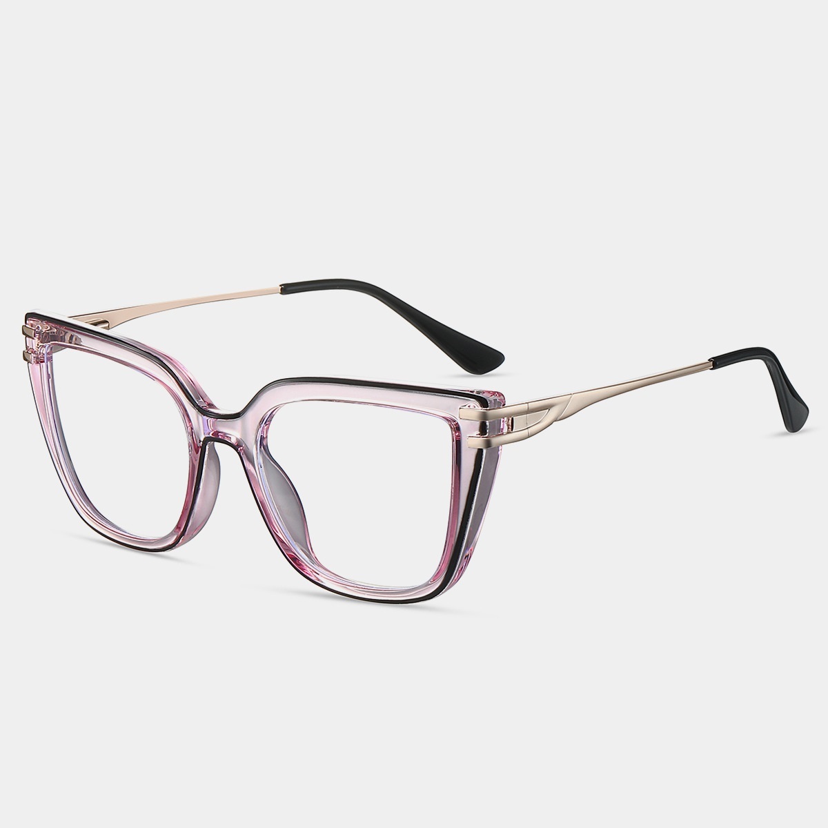 Bertha-Plain lens glasses are available with prescription optical lenses