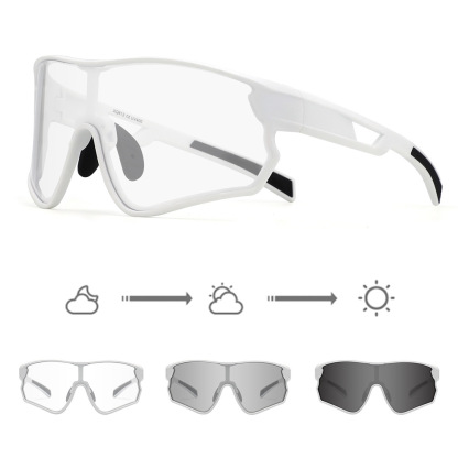 Jeffrey-Photochromism prescription cycling goggles
