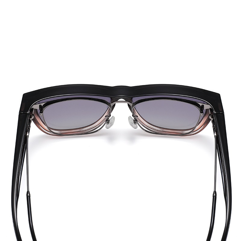 Haidee-Polarized sunglasses fit over glasses