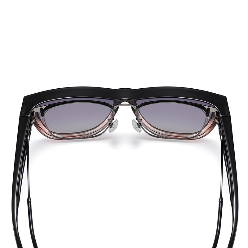 Haidee-Polarized sunglasses fit over glasses