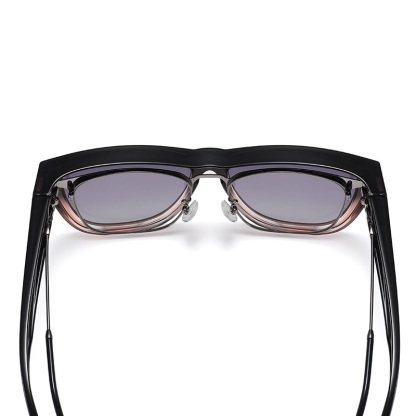 Haidee-Polarized sunglasses fit over glasses