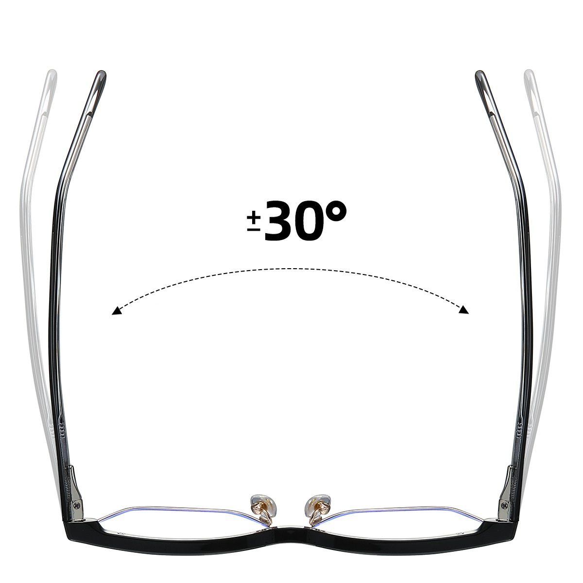 Bette-Plain lens glasses are available with prescription optical lenses