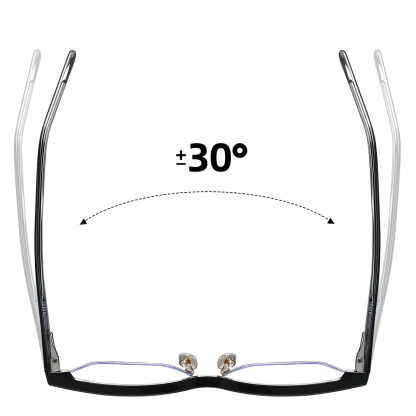 Bette-Plain lens glasses are available with prescription optical lenses