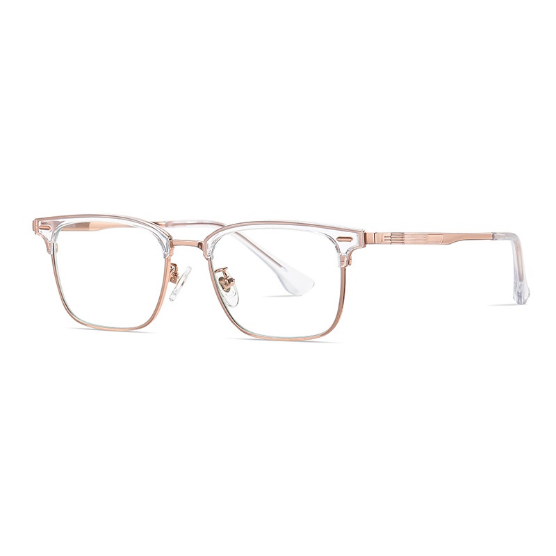 Claude-Plain lens glasses are available with prescription optical lenses