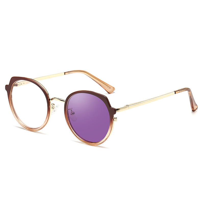 Iris-Round fullrim photochromism sunglasses for women