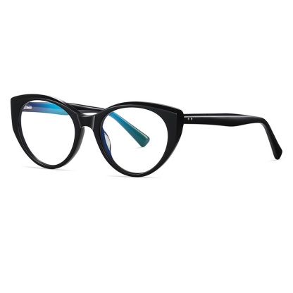 Ginger-Plain lens glasses are available with prescription optical lenses
