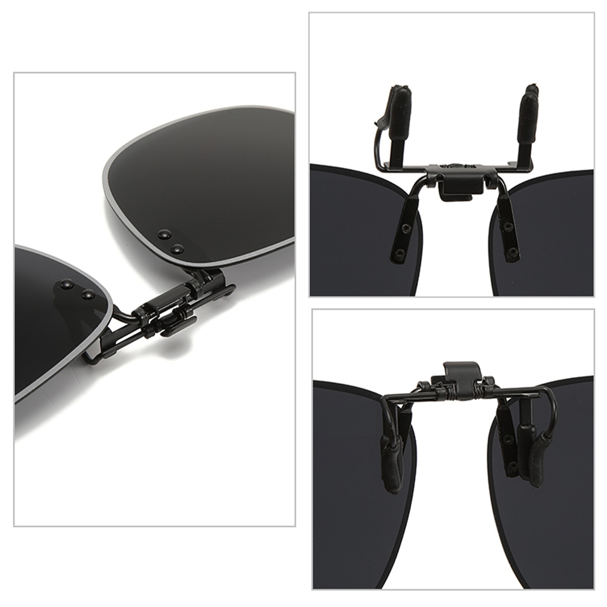 Byron-Polarized sunglasses clip
