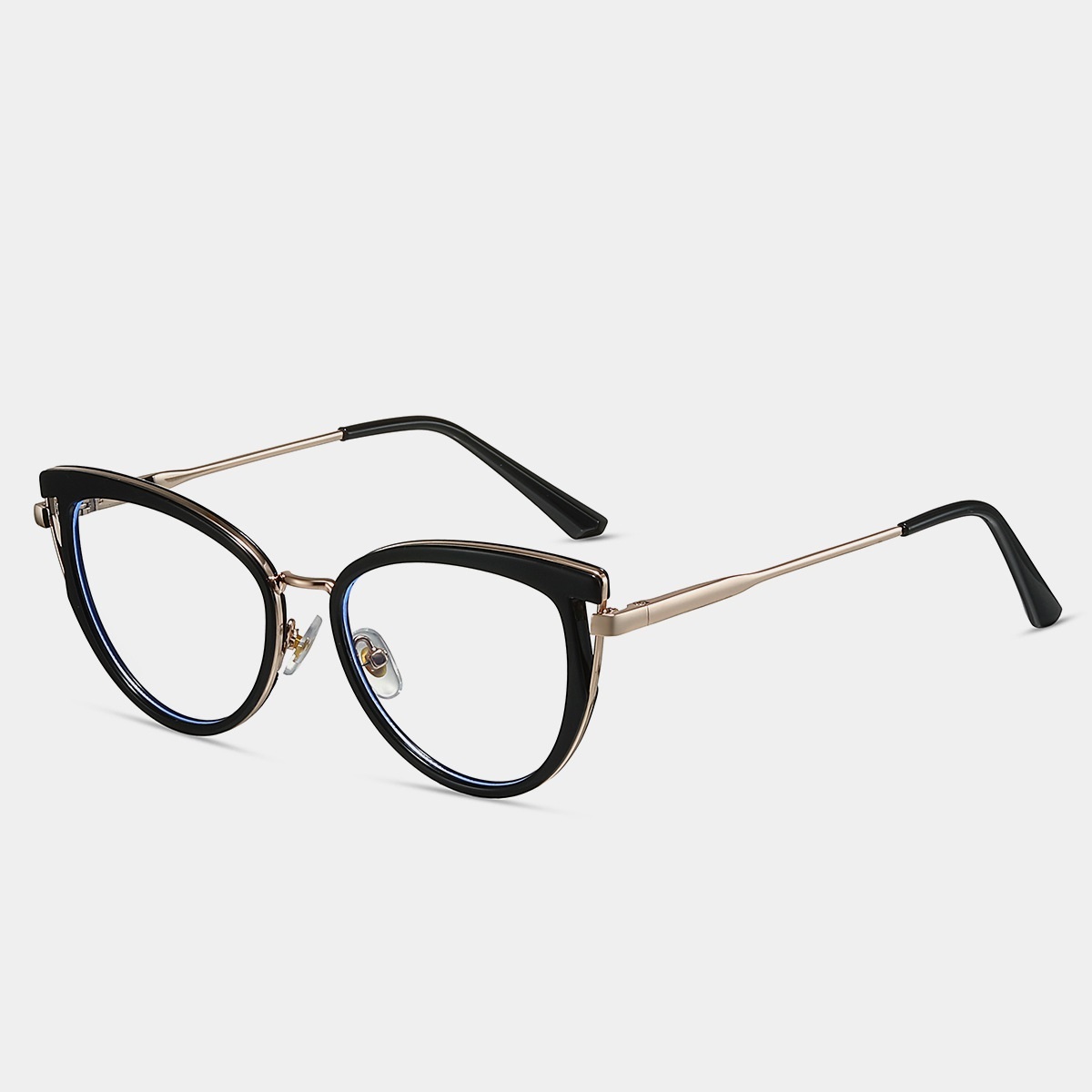 Bunny-Plain lens glasses are available with prescription optical lense