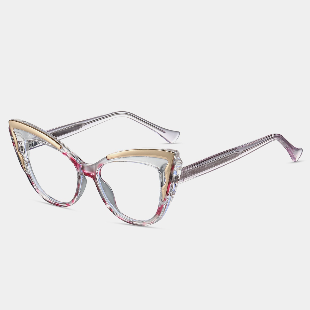 Beth-Plain lens glasses are available with prescription optical lenses