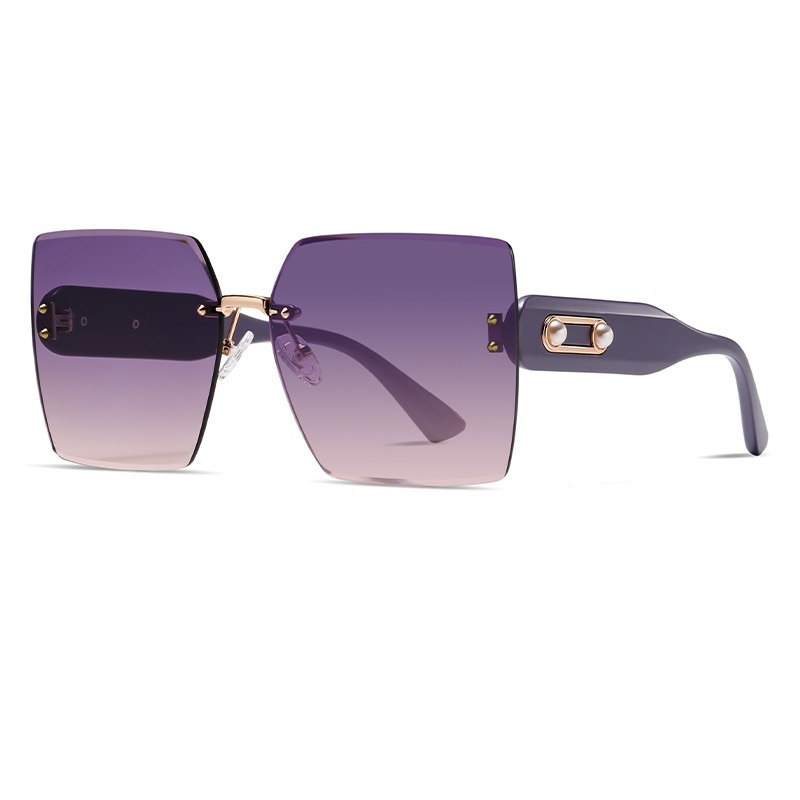Girl-Large frame women's UV protection ink fashion sunglasses-TJ716