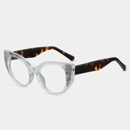 Brigitte-Plain lens glasses are available with prescription optical lenses