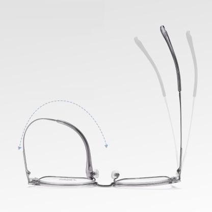 Chynna-Plain lens glasses are available with prescription optical lenses