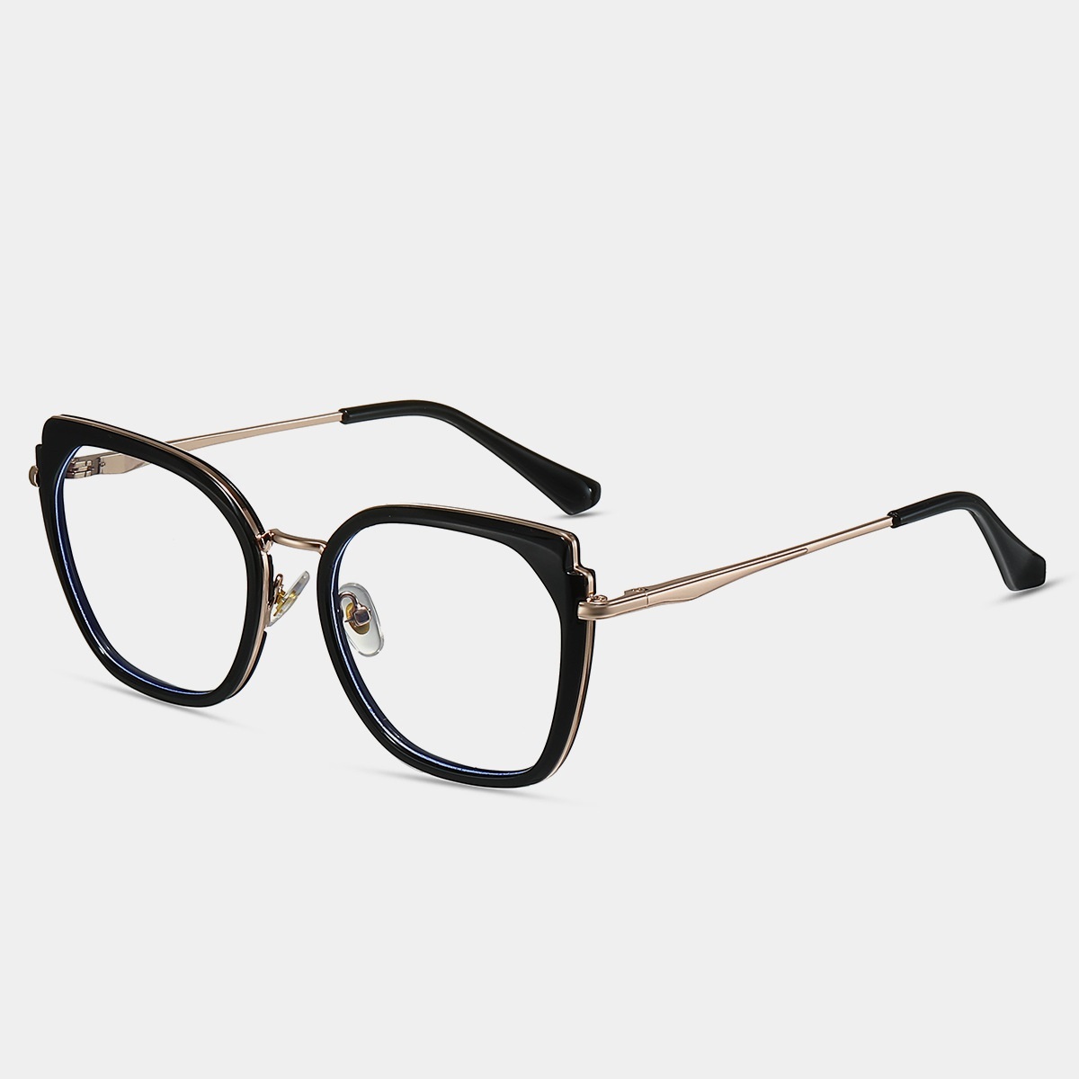 Caitin-Plain lens glasses are available with prescription optical lens
