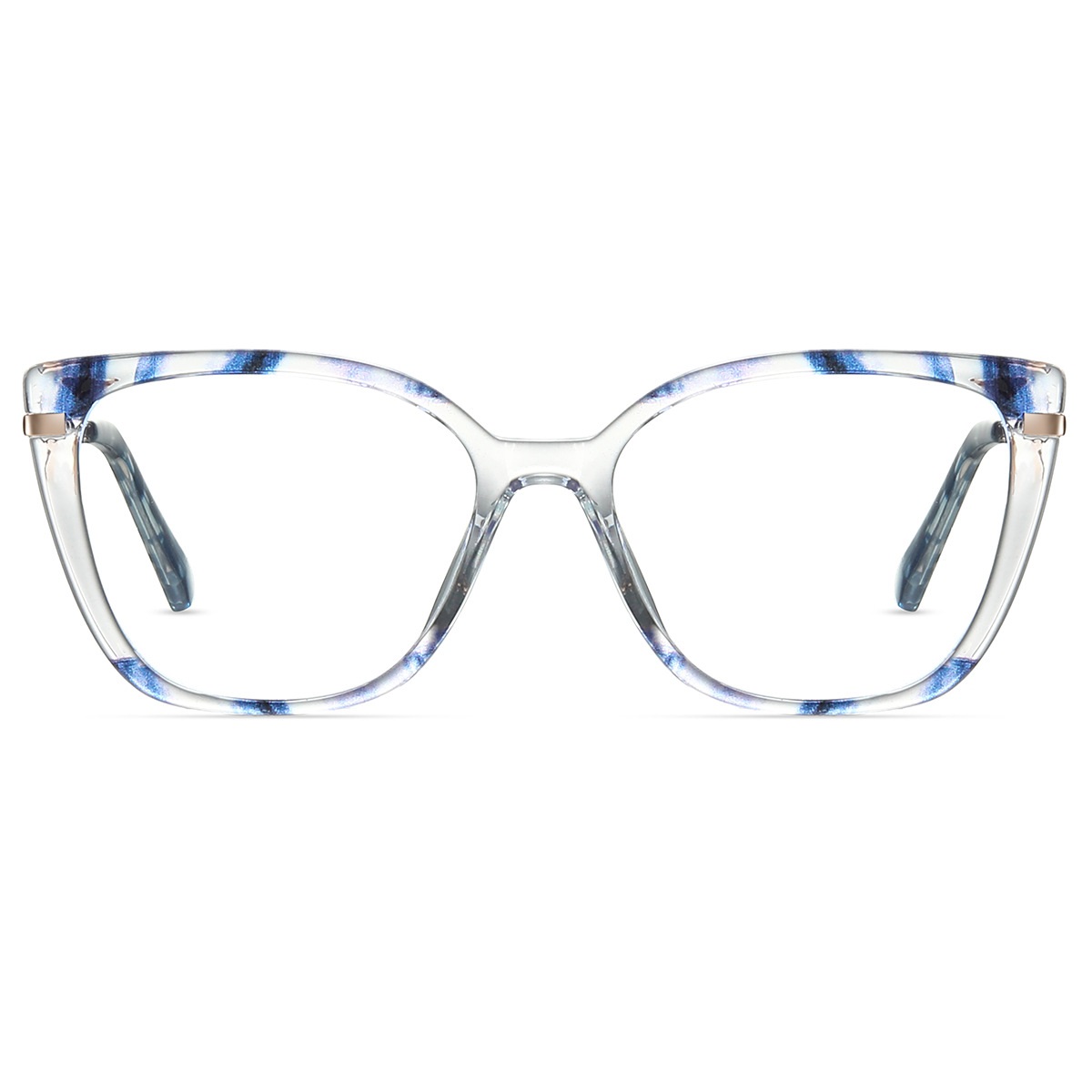 Celandine-Plain lens glasses are available with prescription optical lenses