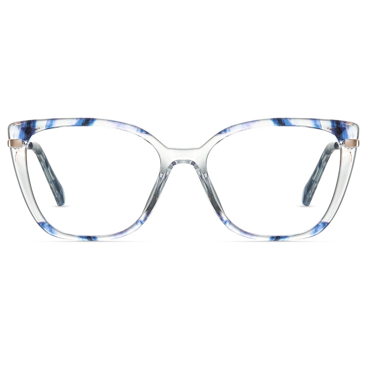 Celandine-Plain lens glasses are available with prescription optical lenses