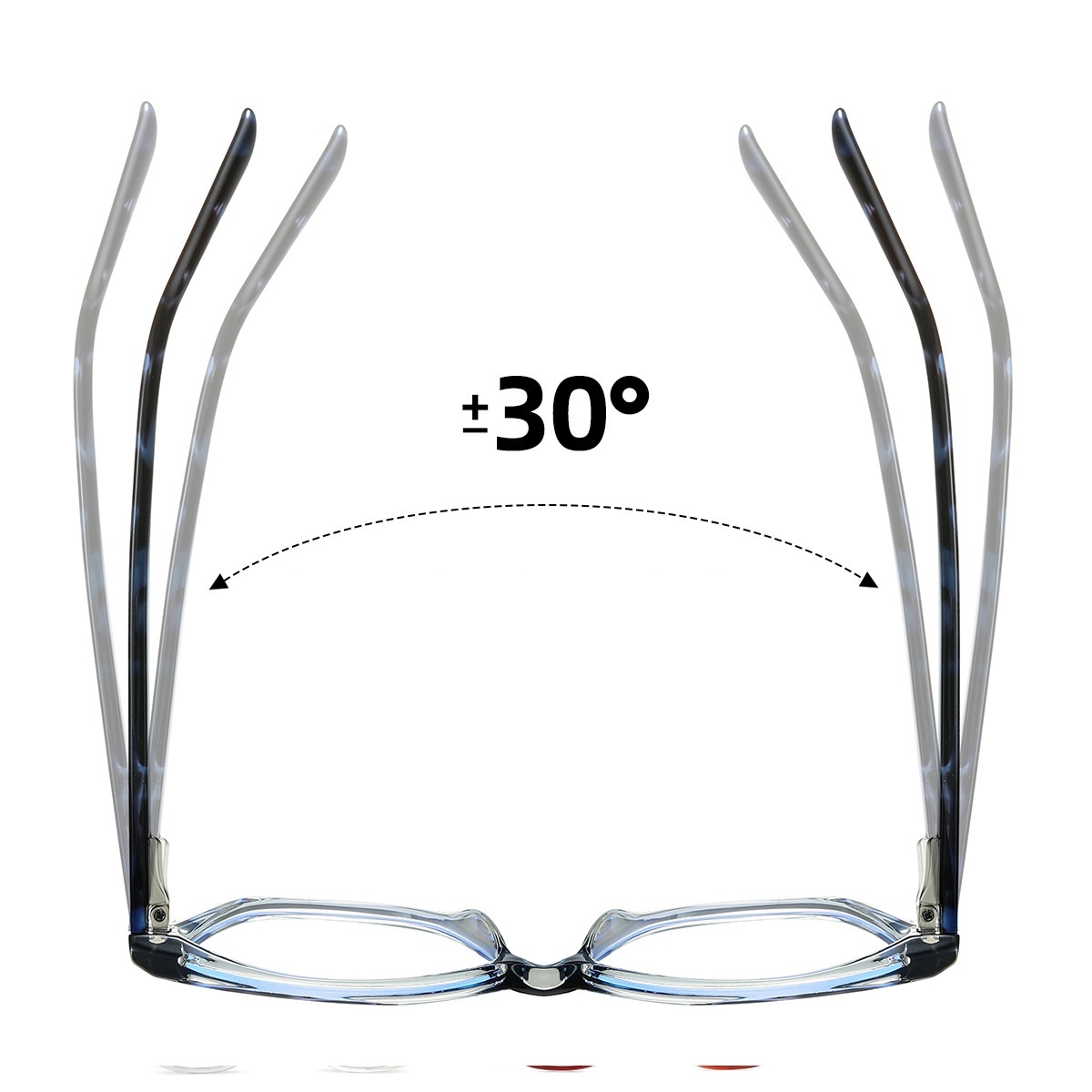 Cady-Plain lens glasses are available with prescription optical lenses
