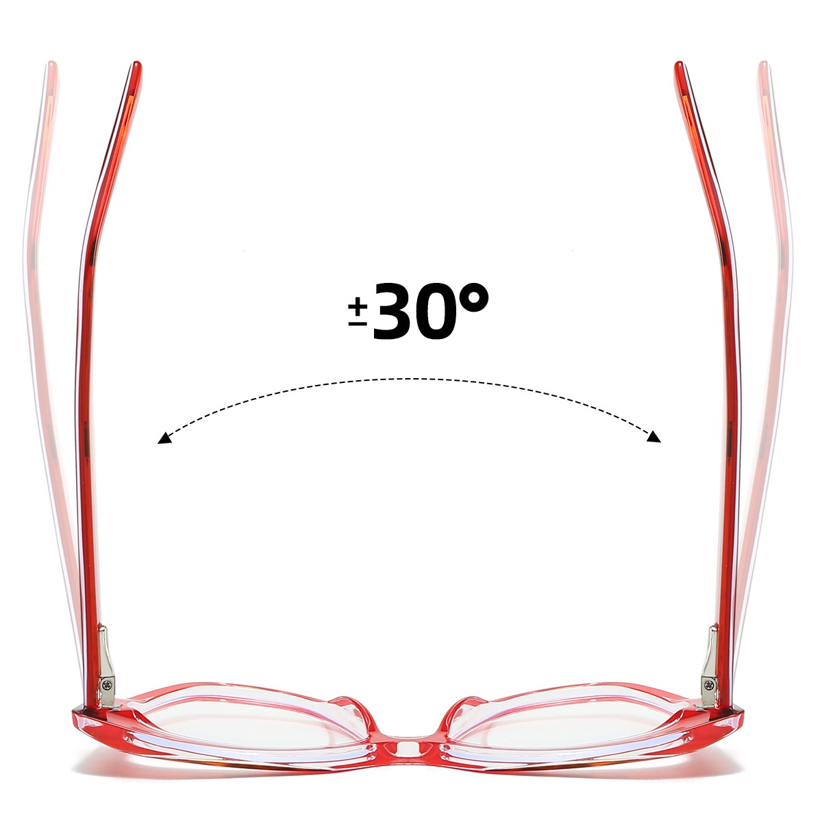 Calandra-Plain lens glasses are available with prescription optical lenses