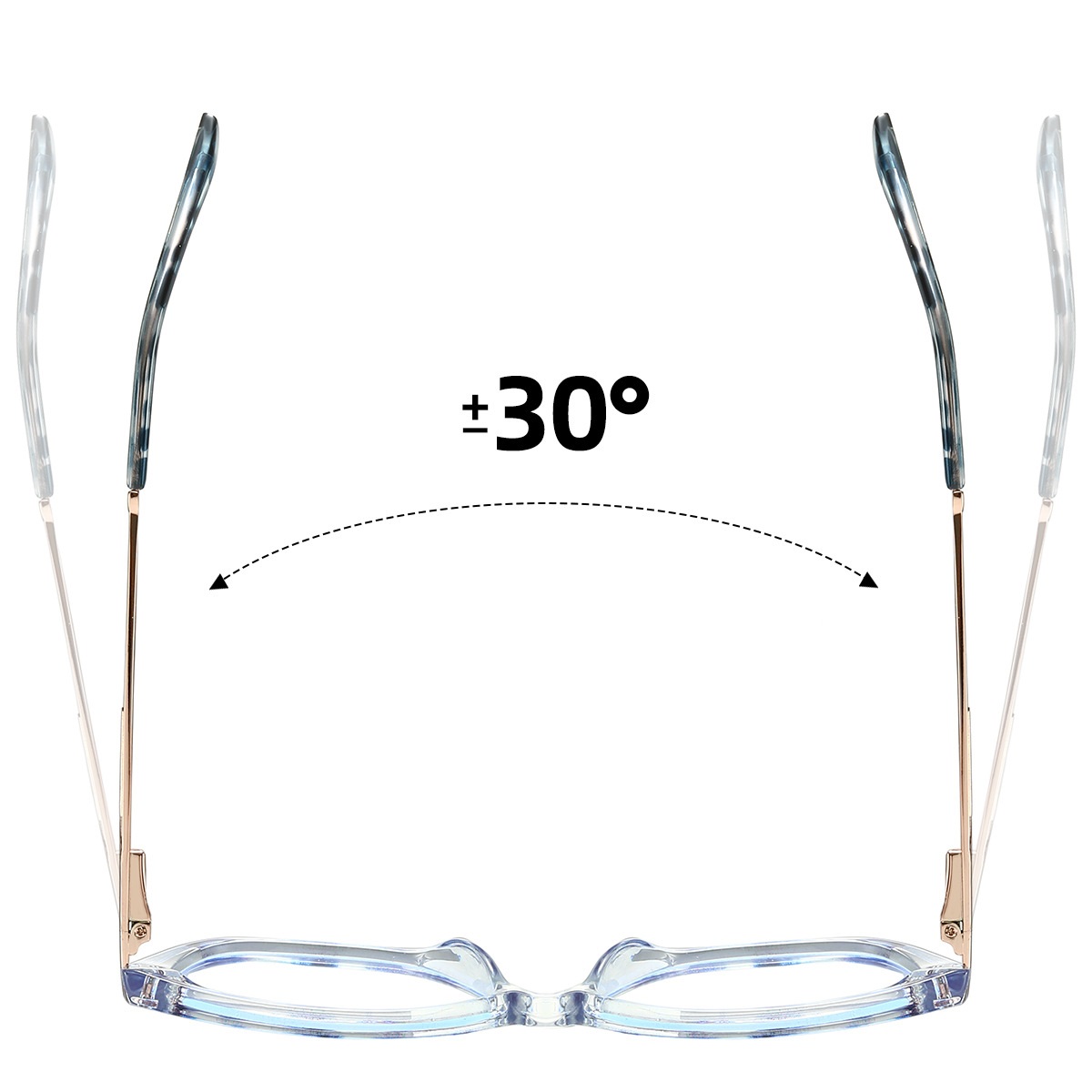 Celandine-Plain lens glasses are available with prescription optical lenses
