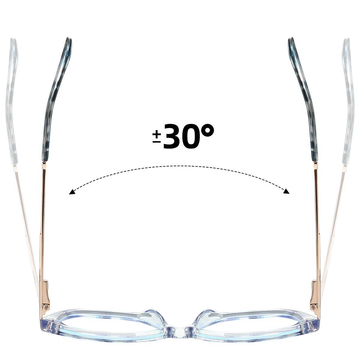 Celandine-Plain lens glasses are available with prescription optical lenses