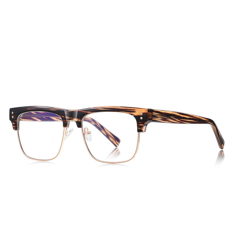 Gary-Square fullrim browline prescription glasses
