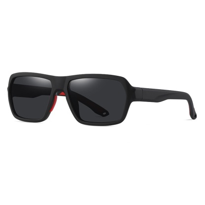 Kelsey-Outdoor geometric fullrim polarized prescription sunglasses